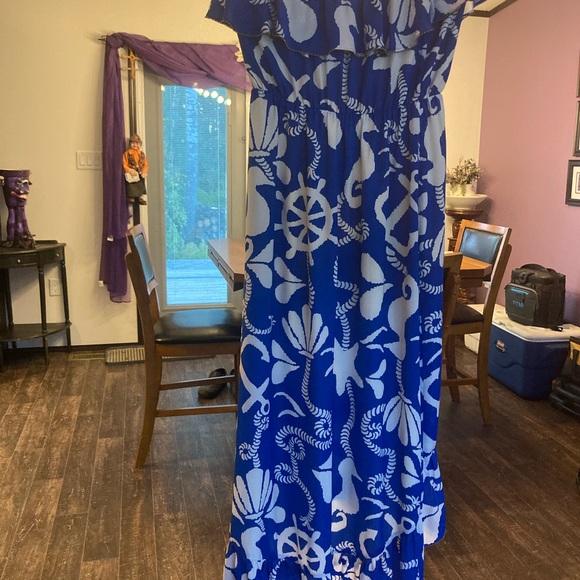 Lily Pulitzer strapless dress - Picture 3 of 4